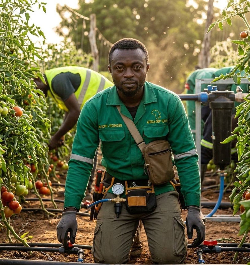 Technicien en Irrigation Goutte-à-Goutte