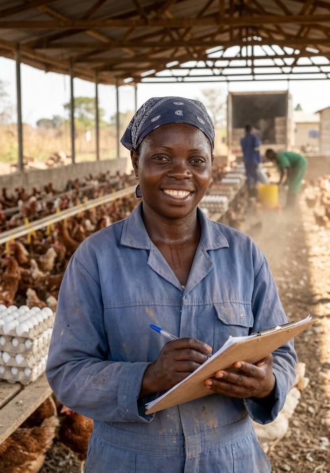 Ouvrière en Aviculture