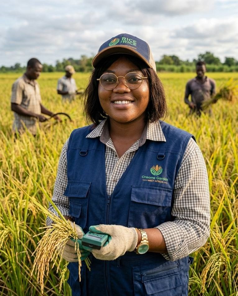 Technicienne en Production de Riz et Céréales